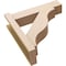 Ekena Millwork 6-in W x 22-in D x 22-in H Funston Block Rough Cedar Woodgrain TimberThane Outlooker, Primed Tan OUTUR060X22X22FST44RCPR - alternate 4